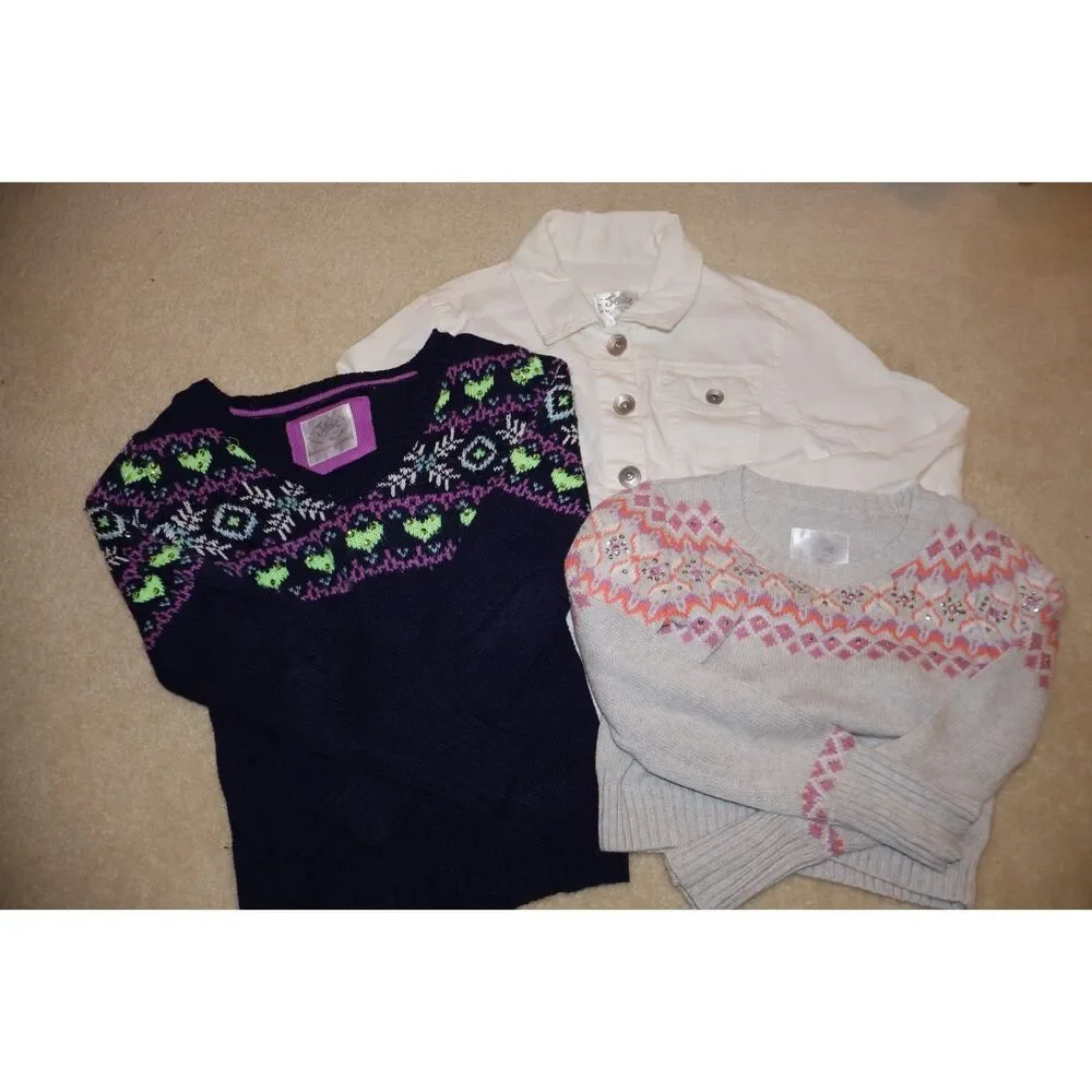 Lot of Girl's Clothes Assorted Sizes (Ralph Lauren, Justice, Janie and Jack)